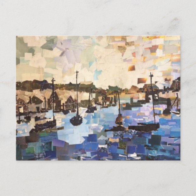 Postale Bateaux Sur Le Lac Érié Papier Collecte Carte Post (Devant)