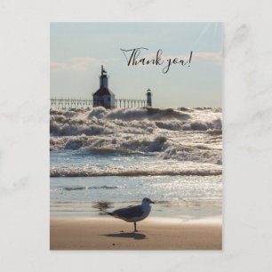 Postale Beauté et Force Carte de remerciement