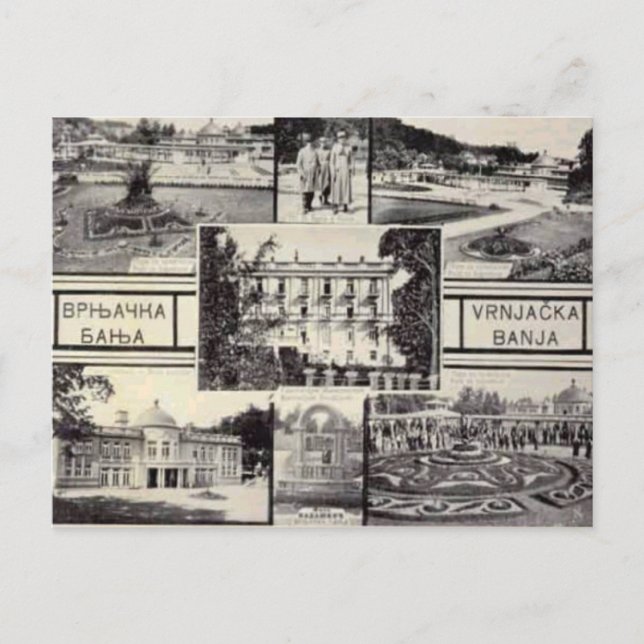Postale Belgrade, Serbie, carte multiview, vers 1950 (Devant)