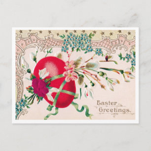 Postale Belle carte de Pâques vintage