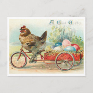 Postale Belle carte de Pâques vintage