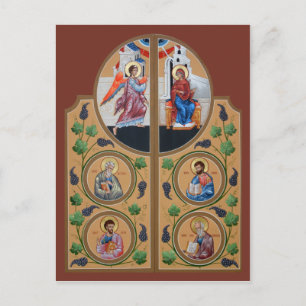 Postale Belle carte de prière de porte