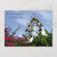 Belle Église À Los Angeles Carte Postale!