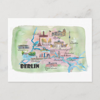 Postale Berlin Allemagne Retro Vintage Carte