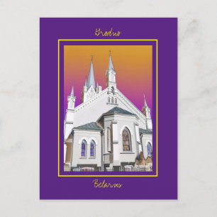 Postale BiélorБ е л а р у с ь Architecture Grodno Carte po