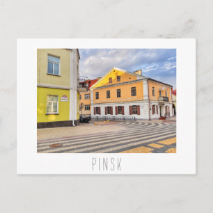 Postale Biélorussie Беларусь Pinsk Пінск Пинск Carte posta