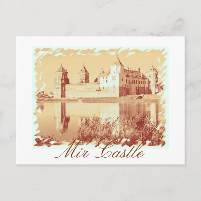 Postale Biélorussie Château de Mir Architecture Carte post (Devant)