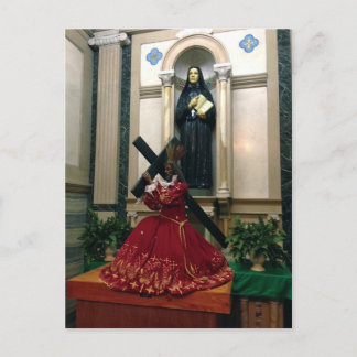 Postale Black Nazarene, Greenwich Village Church, Carte po