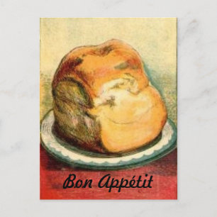 Postale Bon Appetit Pain Recette Carte
