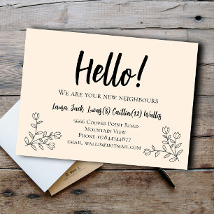 Postale Bonjour Rencontrez les Voisins Accueil Carte posta