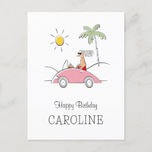 Postale Bonne Anniversaire Funny Humoristique Carte Postal