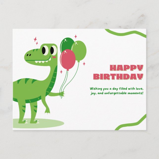 Postale Bonne carte d'anniversaire (Devant)