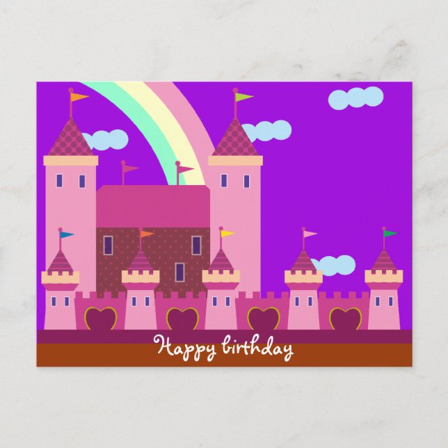 Postale Bonne carte d'anniversaire 0001 (Devant)