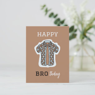 Postale Bonne carte d'anniversaire BROthday