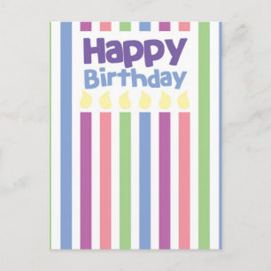 Postale Bonne carte de bande d'anniversaire