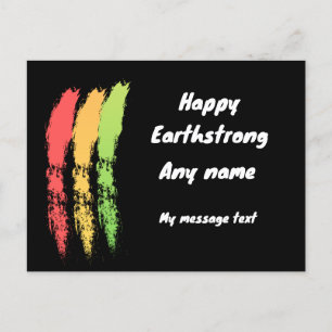 Postale Bonne Earthstrong Reggae Carte d'anniversaire