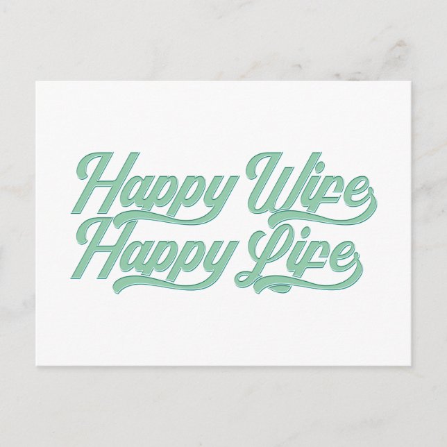 Postale Bonne femme Bonne vie Fête des mères | Carte posta (Devant)