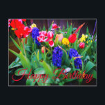 Postale Bonne Fleurs Printemps d'Anniversaire #3 Carte pos<br><div class="desc">Bonne Fleurs Printemps d'Anniversaire #3 Carte postale</div>