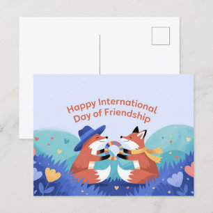 Postale Bonne Journée internationale de l'amitié Carte pos