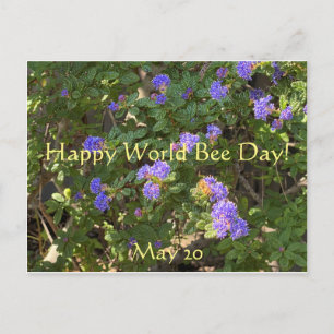 Postale Bonne Journée mondiale de l'abeille ! Carte postal