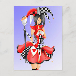 Postale Bouffon Excentrique & Roi des Marionnettes Carte P