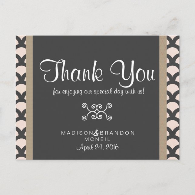Postale Bright N Belle Carte de remerciements (Devant)