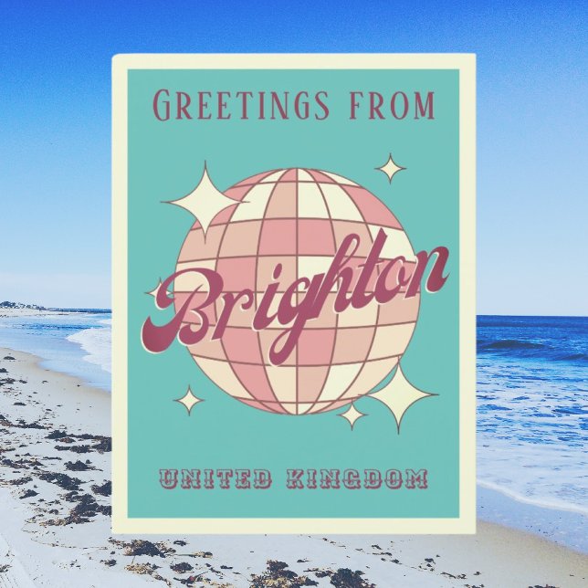 Postale Brighton Royaume-Uni Angleterre vacances Carte pos (Créateur téléchargé)