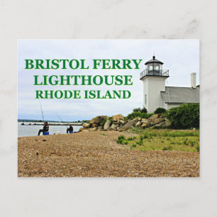 Postale Bristol Ferry Lighthouse, Rhode Island Carte posta