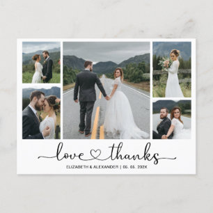 Postale Budget Mariage Merci 5 Photo Collecte Carte postal