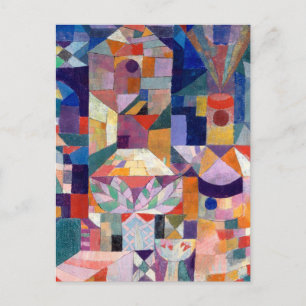 Postale Burggarten (Jardin du Château) - Paul Klee - Carte