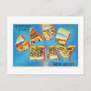 Postale Cape May #2 New Jersey NJ Vintage voyage Carte pos