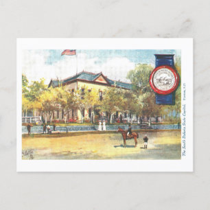 Postale Capitol vintage du Dakota du Sud avec carte postal