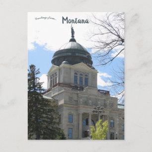 Postale Capitole de l'État du Montana Helena Montana Carte