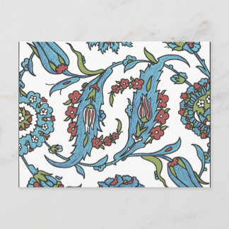 Postale Carrelage en céramique florale islamique #1 Carte