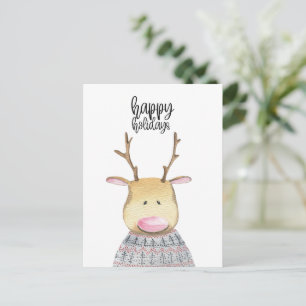 Postale Carte (10,8 cm x 14,2 cm) - Deer