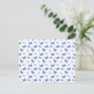 Postale Carte (10,8 x 14,2 cm) - Butterfly Pattern