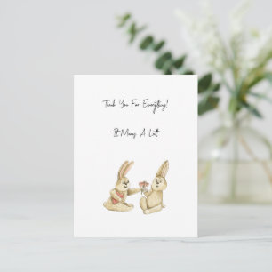 Postale Carte (10,8 x 14,2 cm) - Merci !