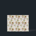 Postale Carte (10,8 x 14,2 cm) - Winter Pattern<br><div class="desc">Carte (10, 8 x 14, 2 cm) - Winter Pattern</div>