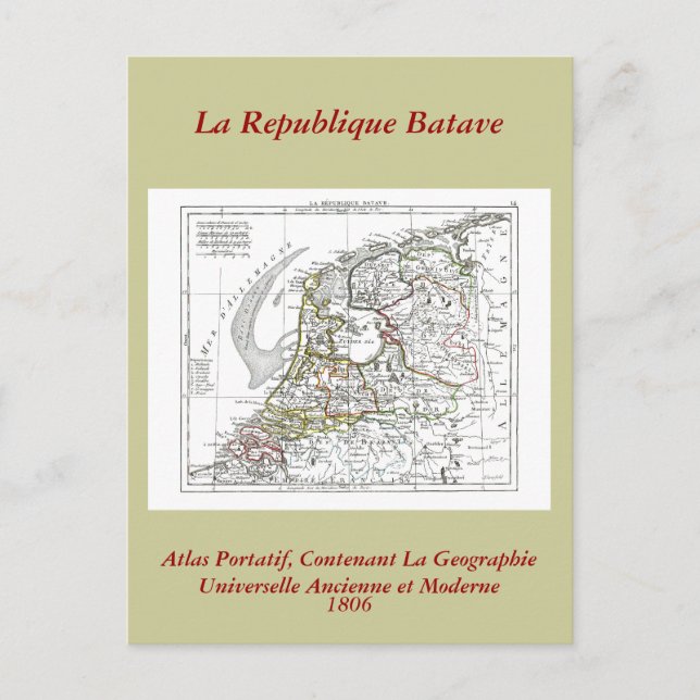 Postale Carte 1806 - La République Batave (Devant)