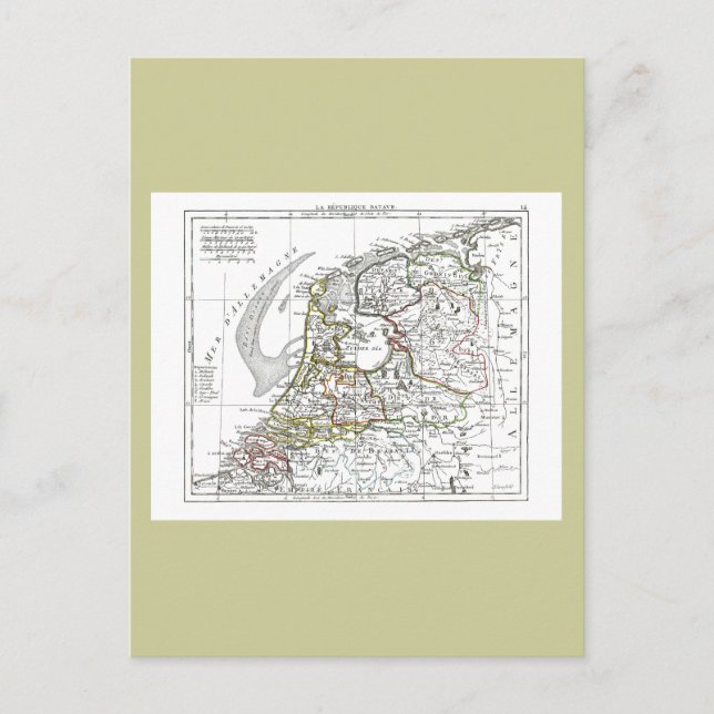 Postale Carte 1806 - La République Batave (Devant)