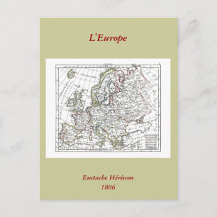 Postale Carte 1806 - L'Europe