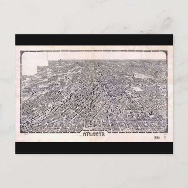 Postale Carte aérienne de Atlanta Georgia (1919) (Devant)