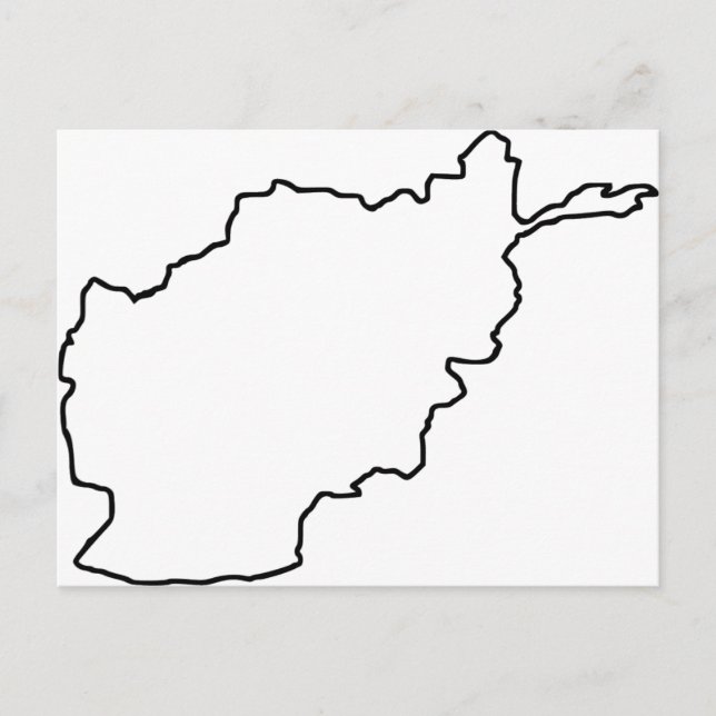 Postale Carte Afghanistan (Devant)