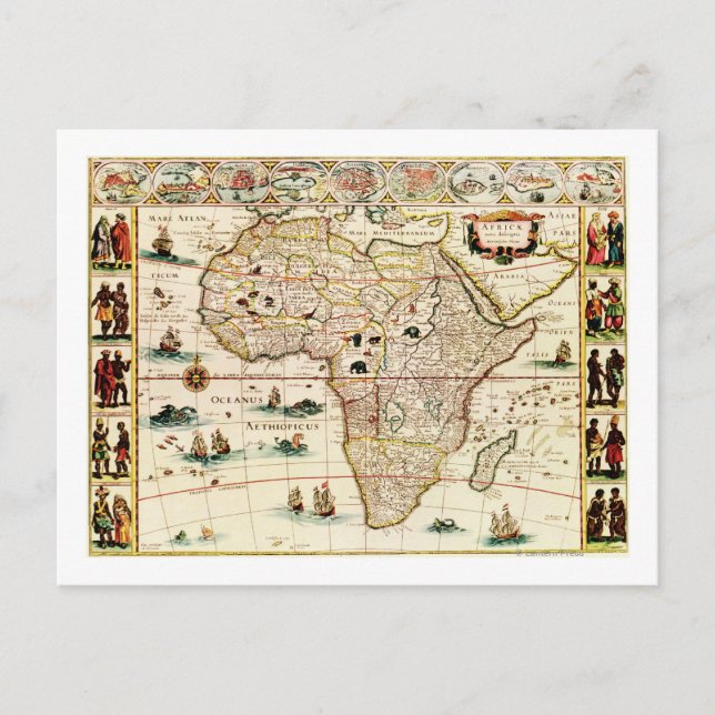 Postale Carte AfriquePanoramiqueAfrique 2 (Devant)