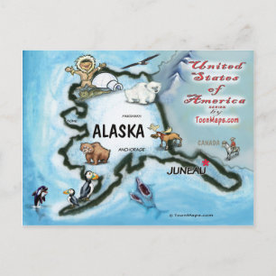 Postale Carte Alaska USA