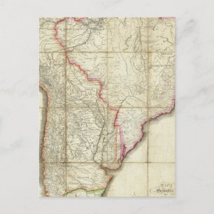 Postale Carte Amérique du Sud 3