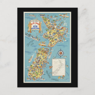 Postale Carte amusante de la Nouvelle-Zélande