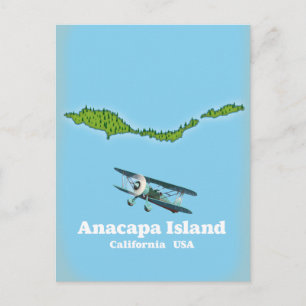 Postale Carte Anacapa Island California USA