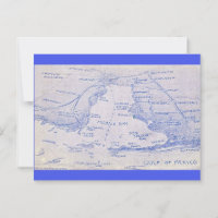 Carte ancienne de la baie de Mobile