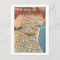 Carte ancienne de La Nouvelle-Orléans